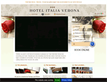 Tablet Screenshot of hotelitaliaverona.com